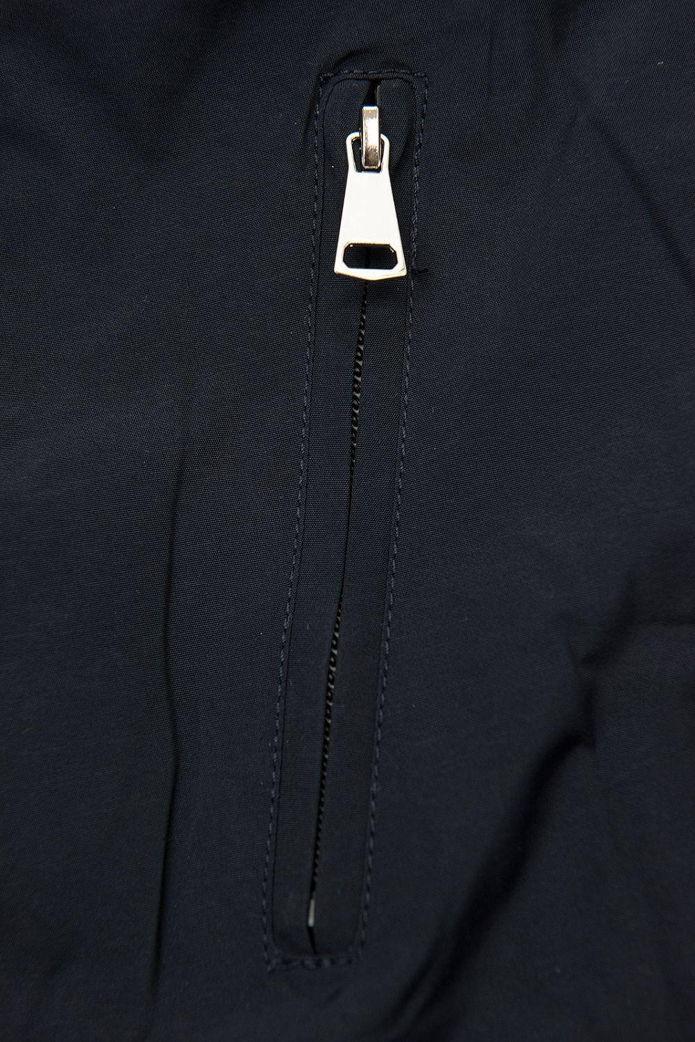 Parka reversibilă de tranziție albastru/alb