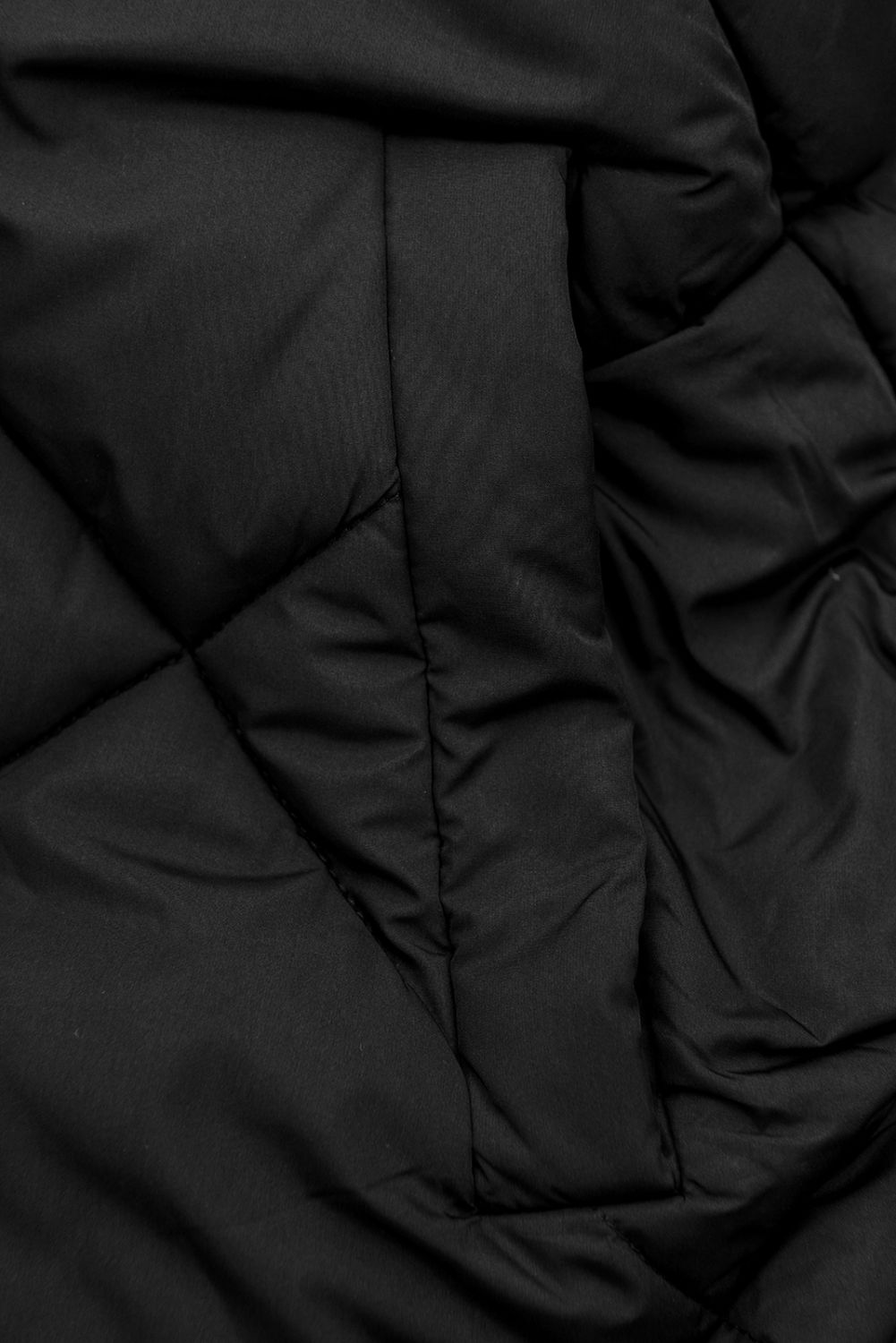 Parka reversibilă potrivită pentru iarnă maro/neagră