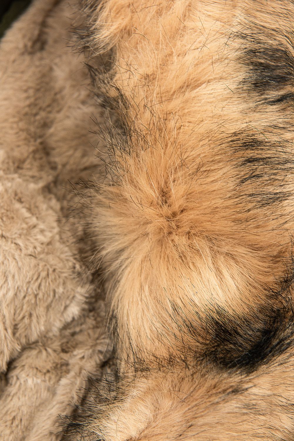 Geacă de iarnă kaki cu căptușeală detașabilă