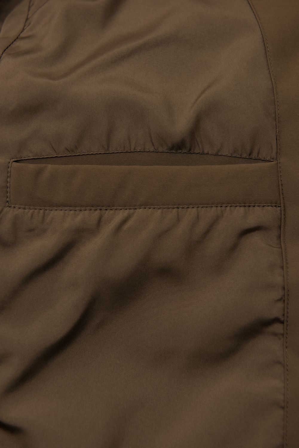 Geacă de iarnă cu croi lung maro ciocolatiu BLIZZARD