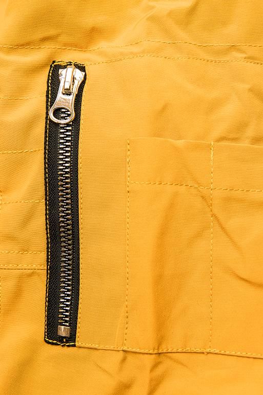 Parka reversibilă galben-albastru