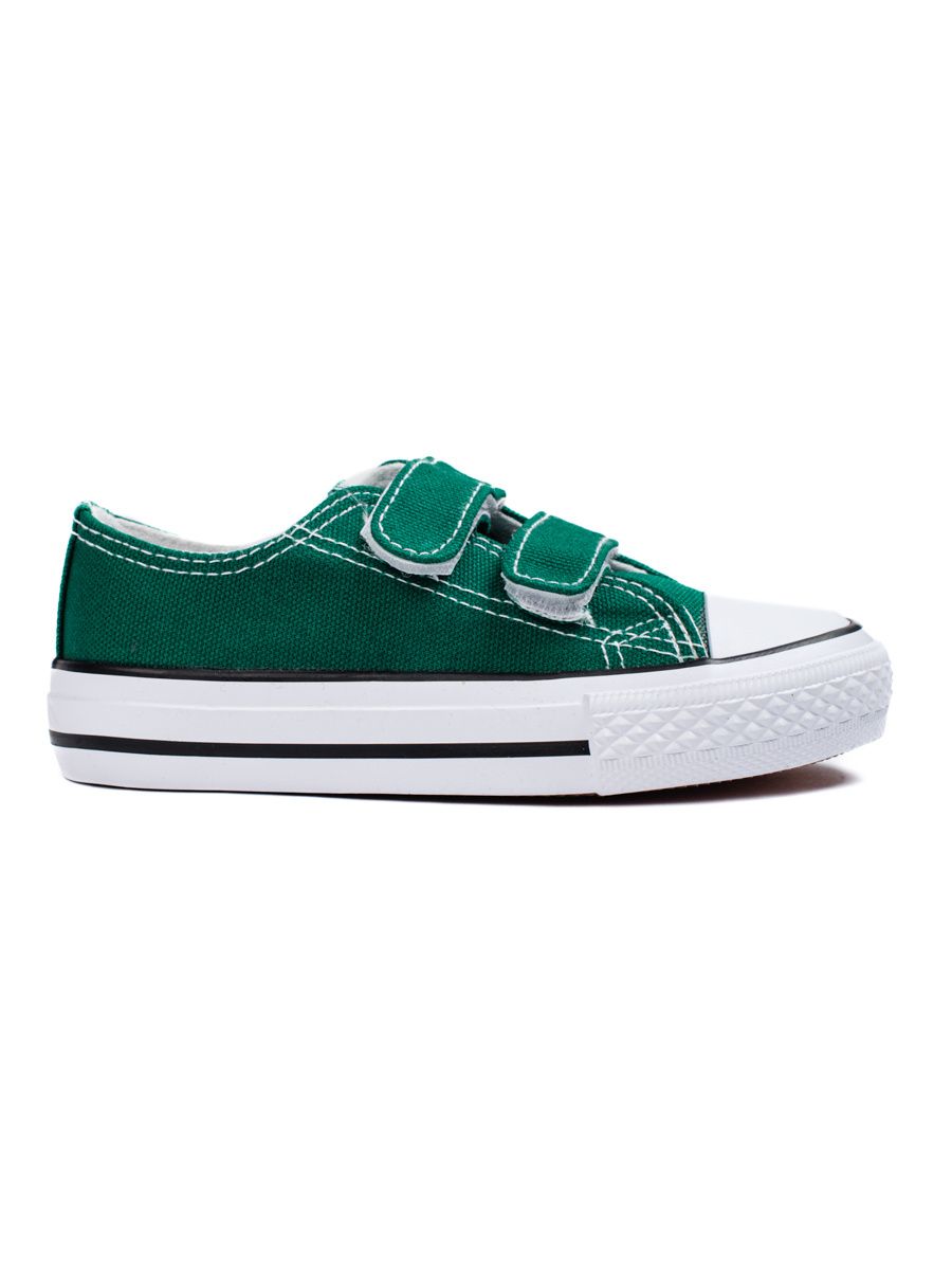 Teniși verde închis pentru copii cu velcro
