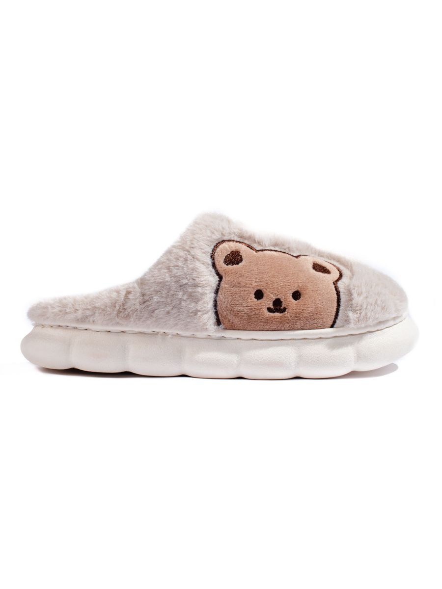 Béžové dámské pantofle BEAR