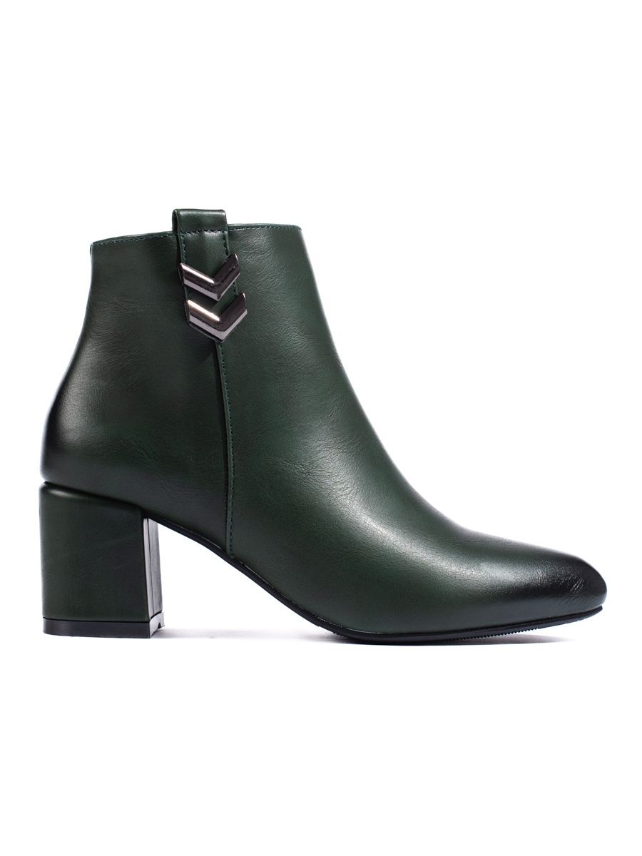 Cizme joase clasice elegante de culoare verde închis
