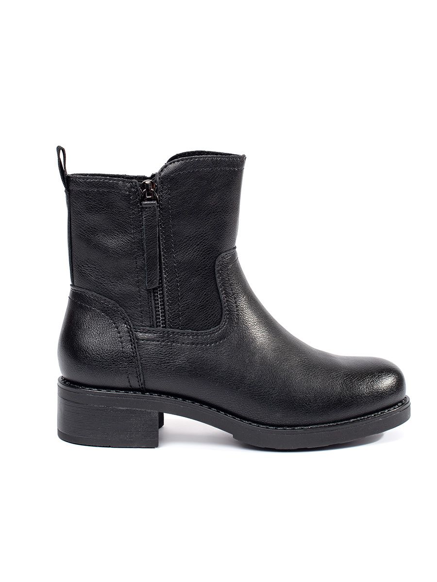 Botine negre din piele Sergio Leone