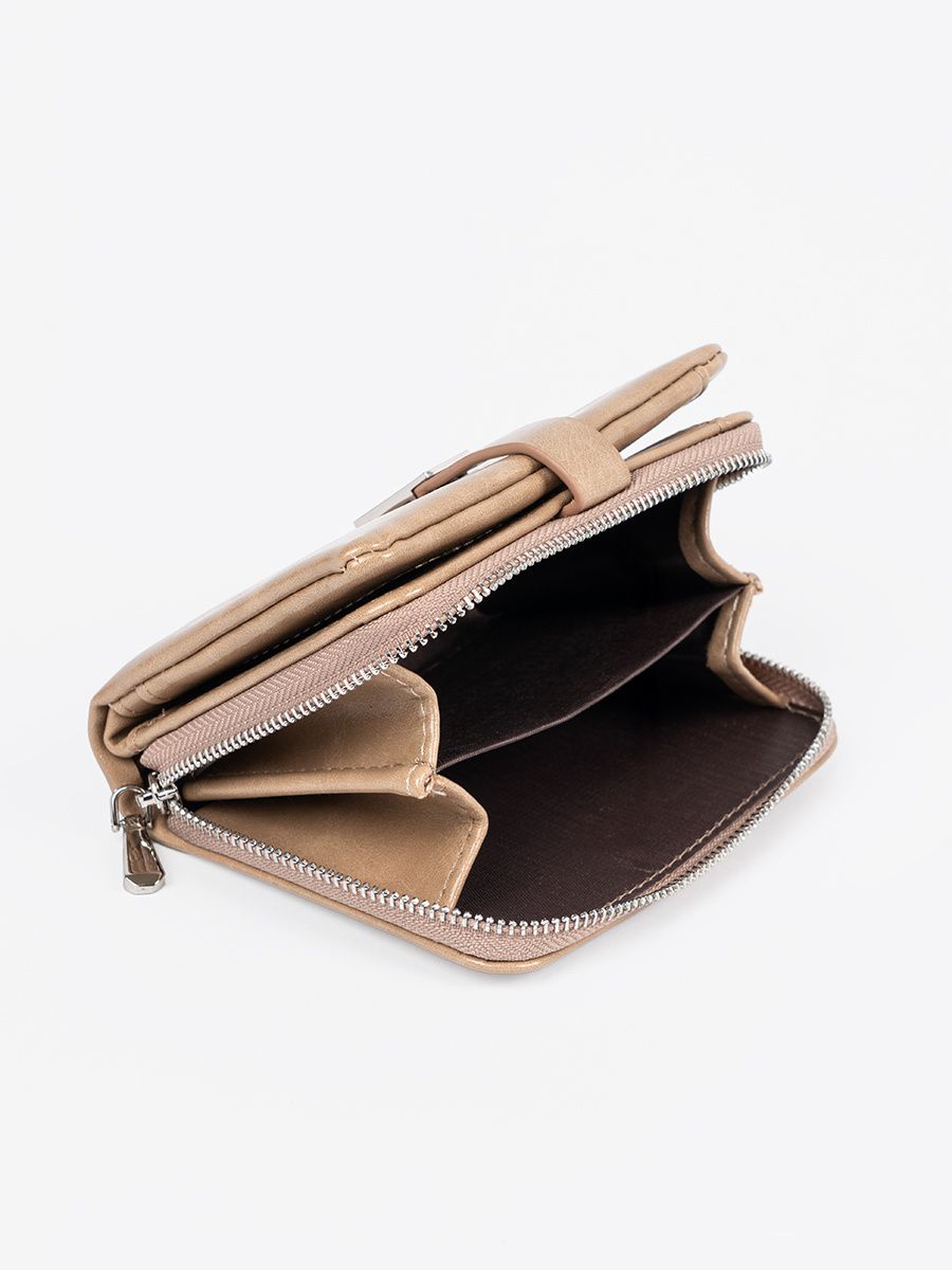 Portofel elegant bej
