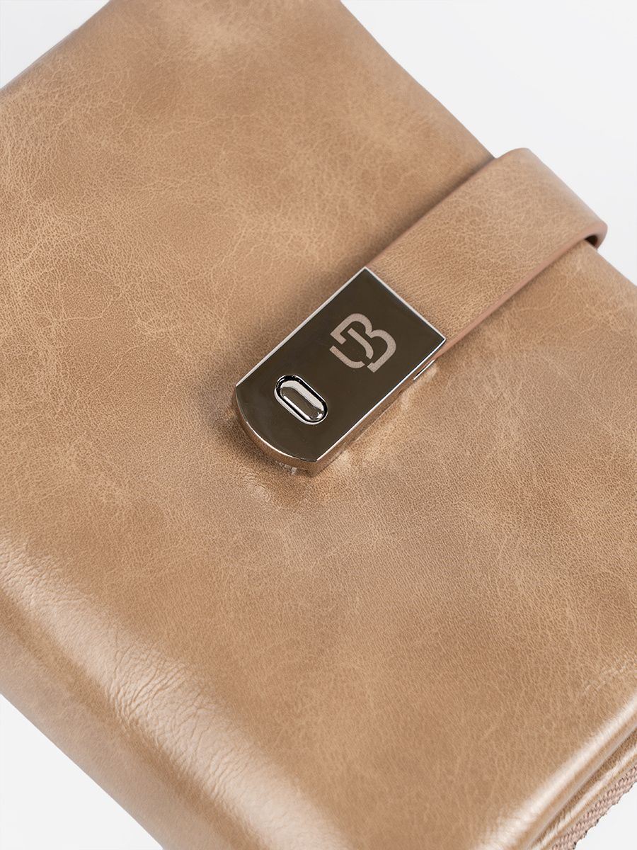 Portofel elegant bej
