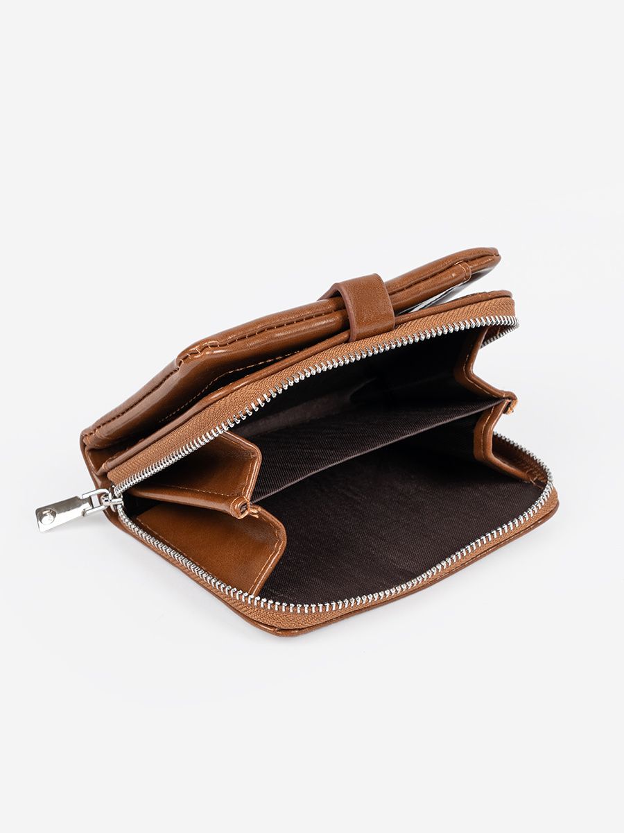 Portofel elegant maro