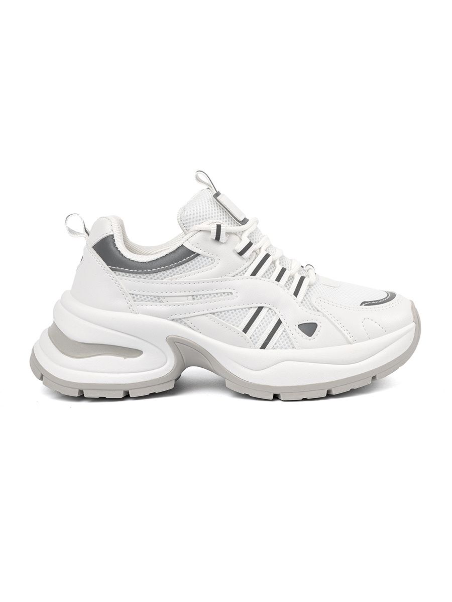 Adidași albi cu platformă