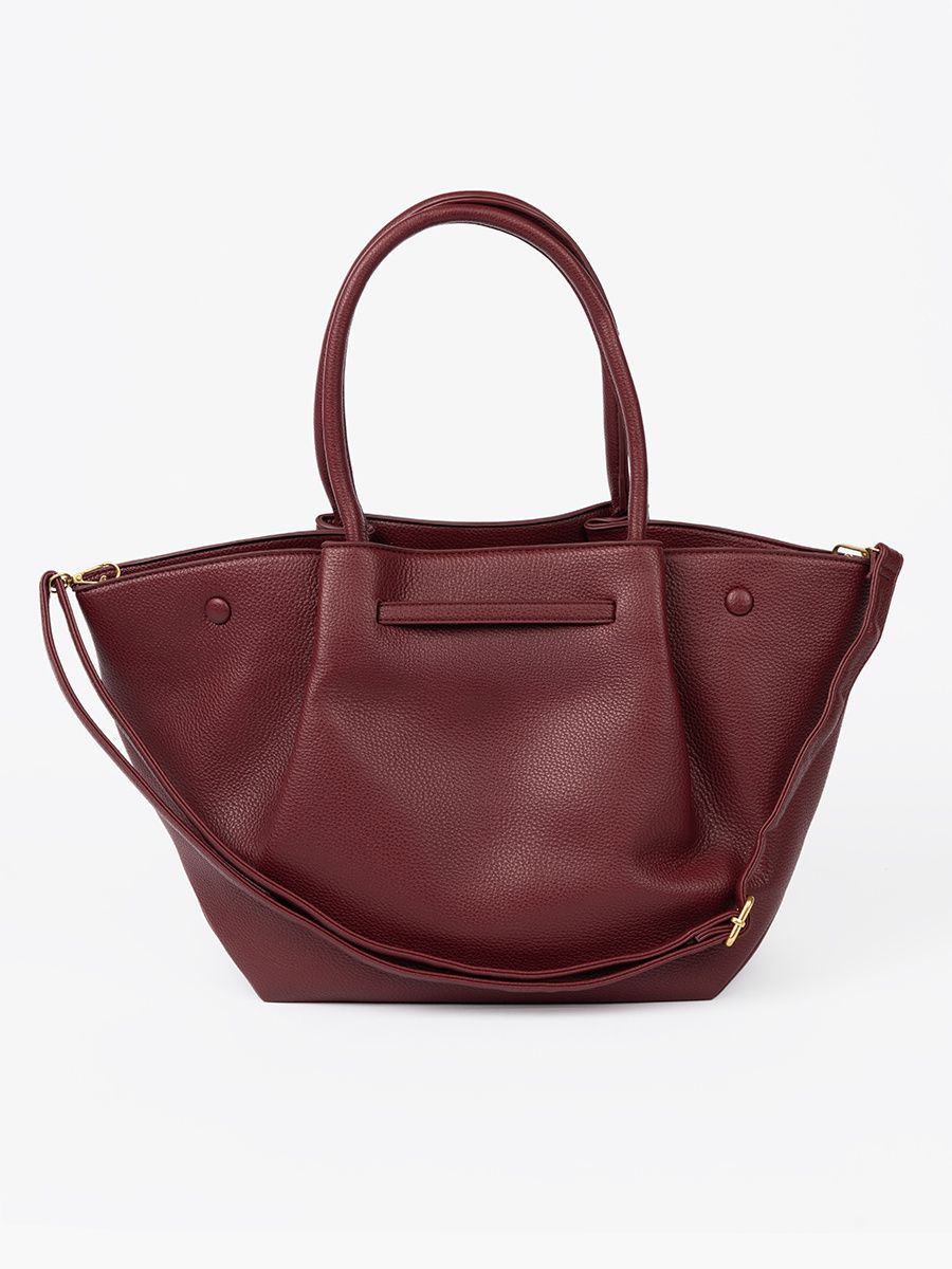 Geantă elegantă bordo pentru umăr