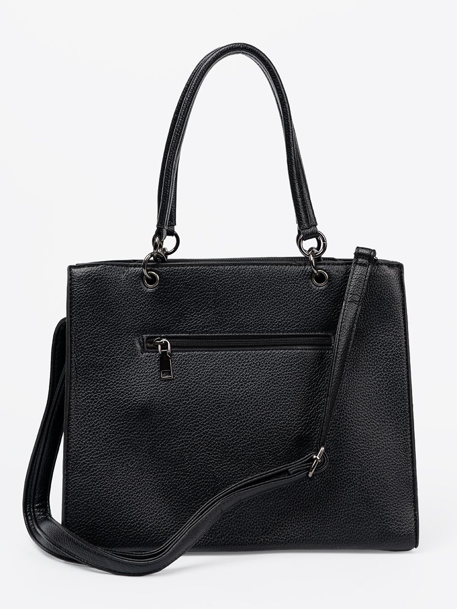 Geantă shopper neagră clasică TOTE