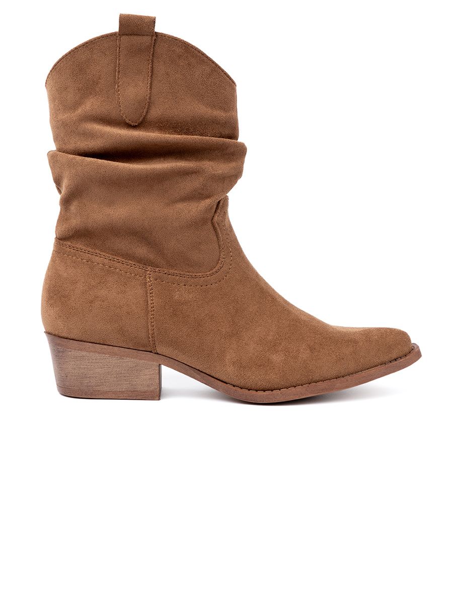 Botine maro cu croi clasic