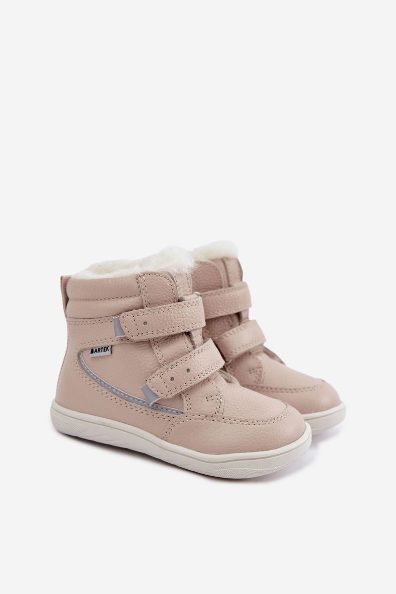 Cizme barefoot din piele bej