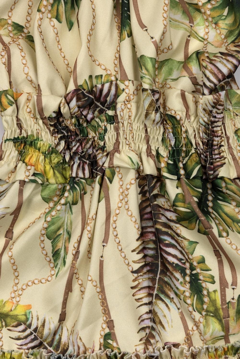 Rochie bej-galben Serena/O'la Voga