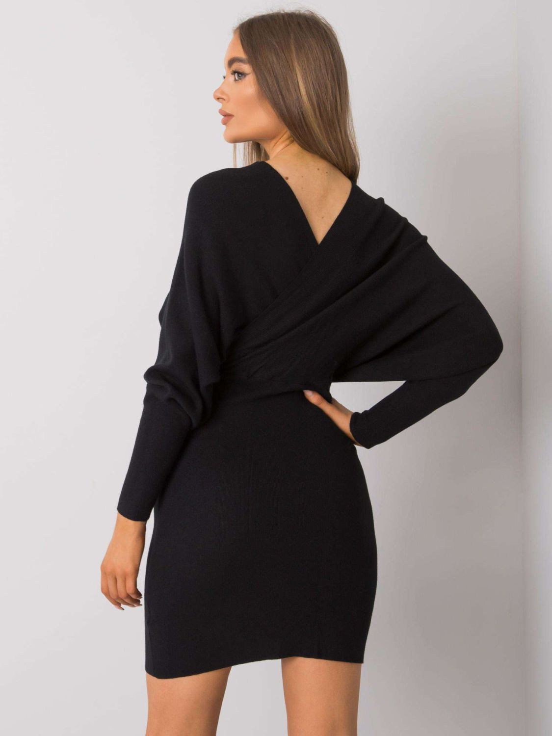 Rochie tricotată neagră OCH BELLA