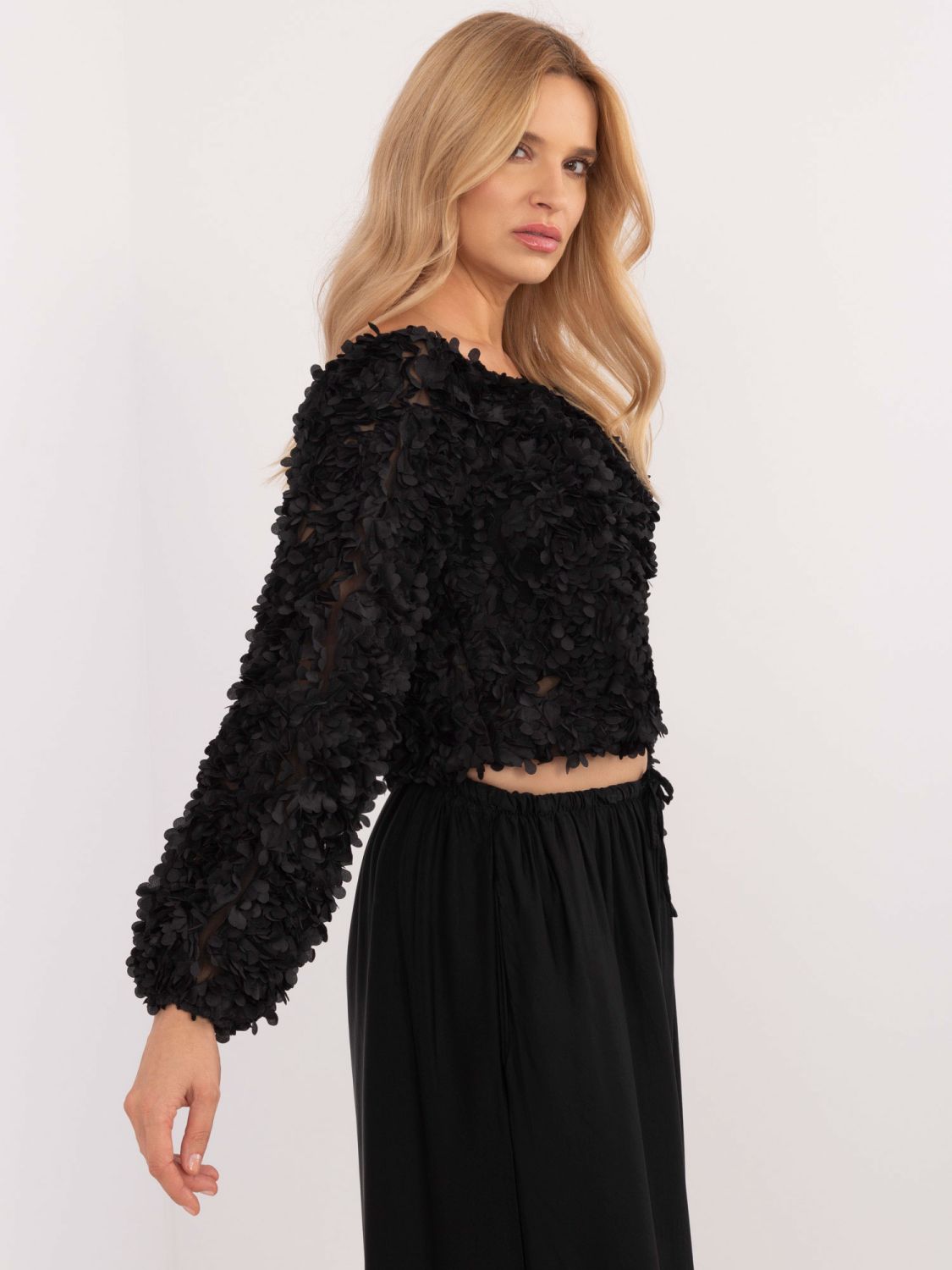 Bluză elegantă cu mâneci lungi