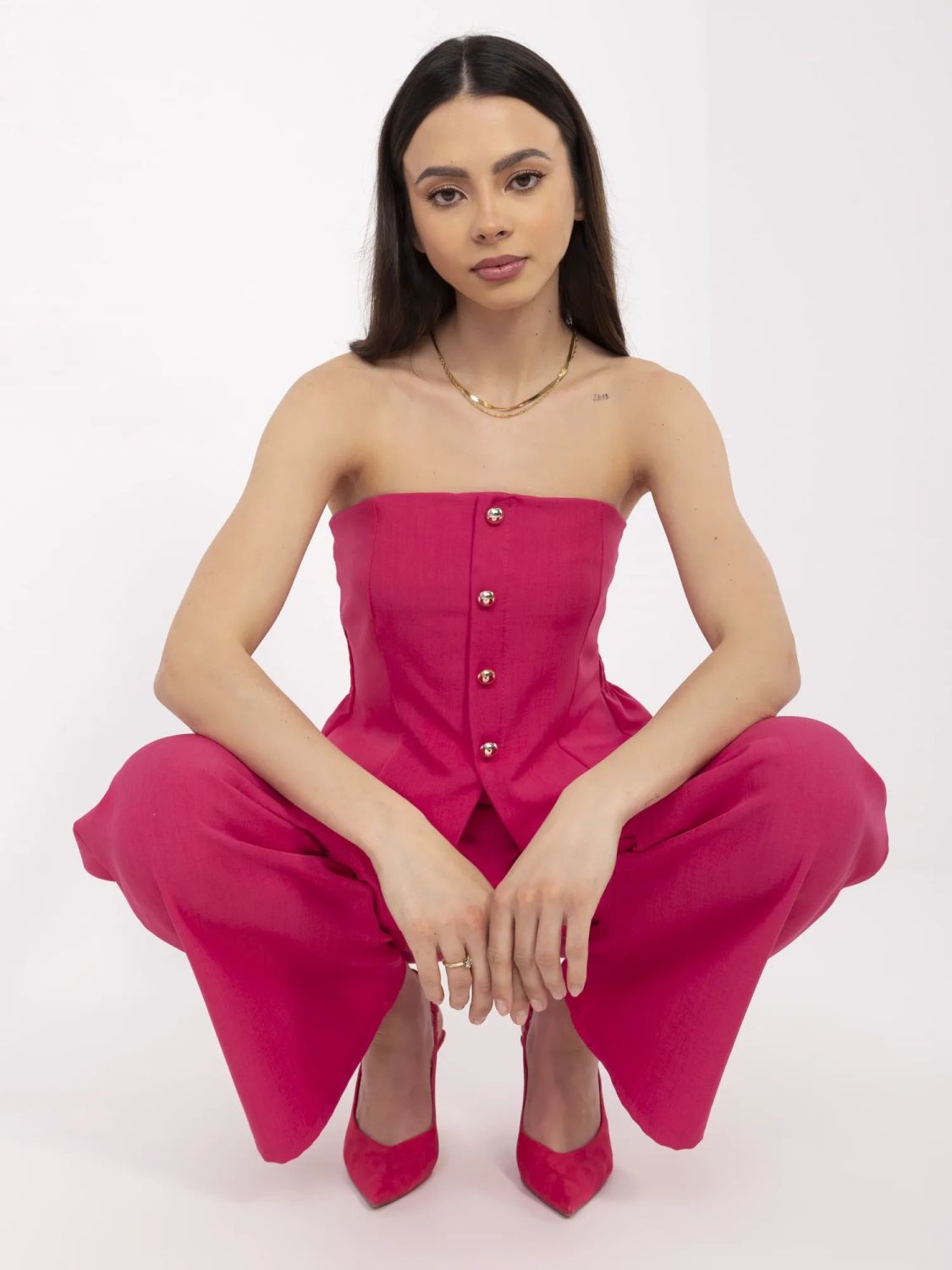 Compleu elegant în roz