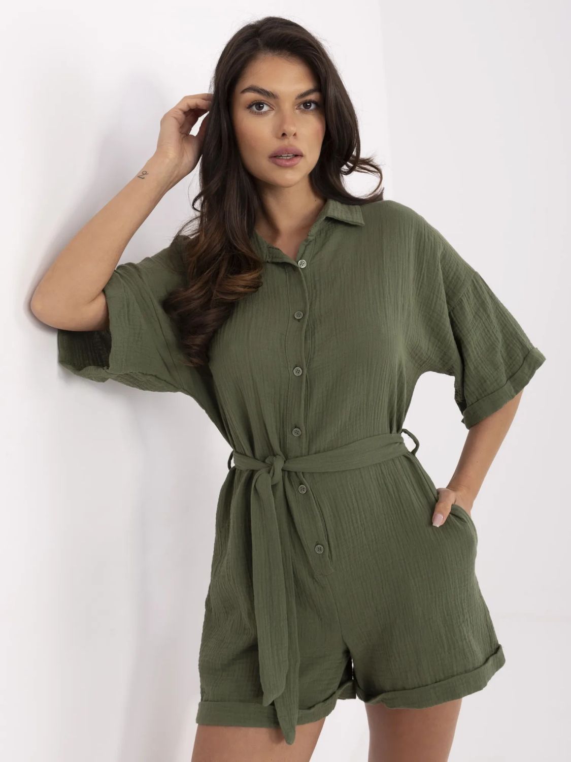 Salopetă khaki