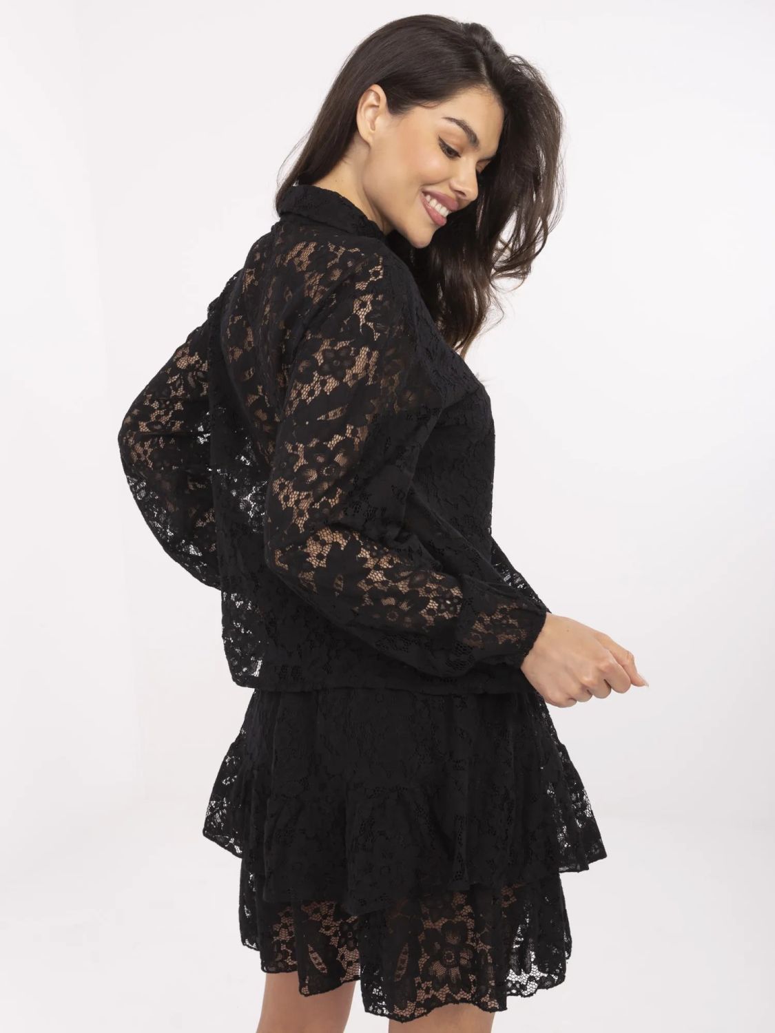 Compleu elegant cu mâneci lungi