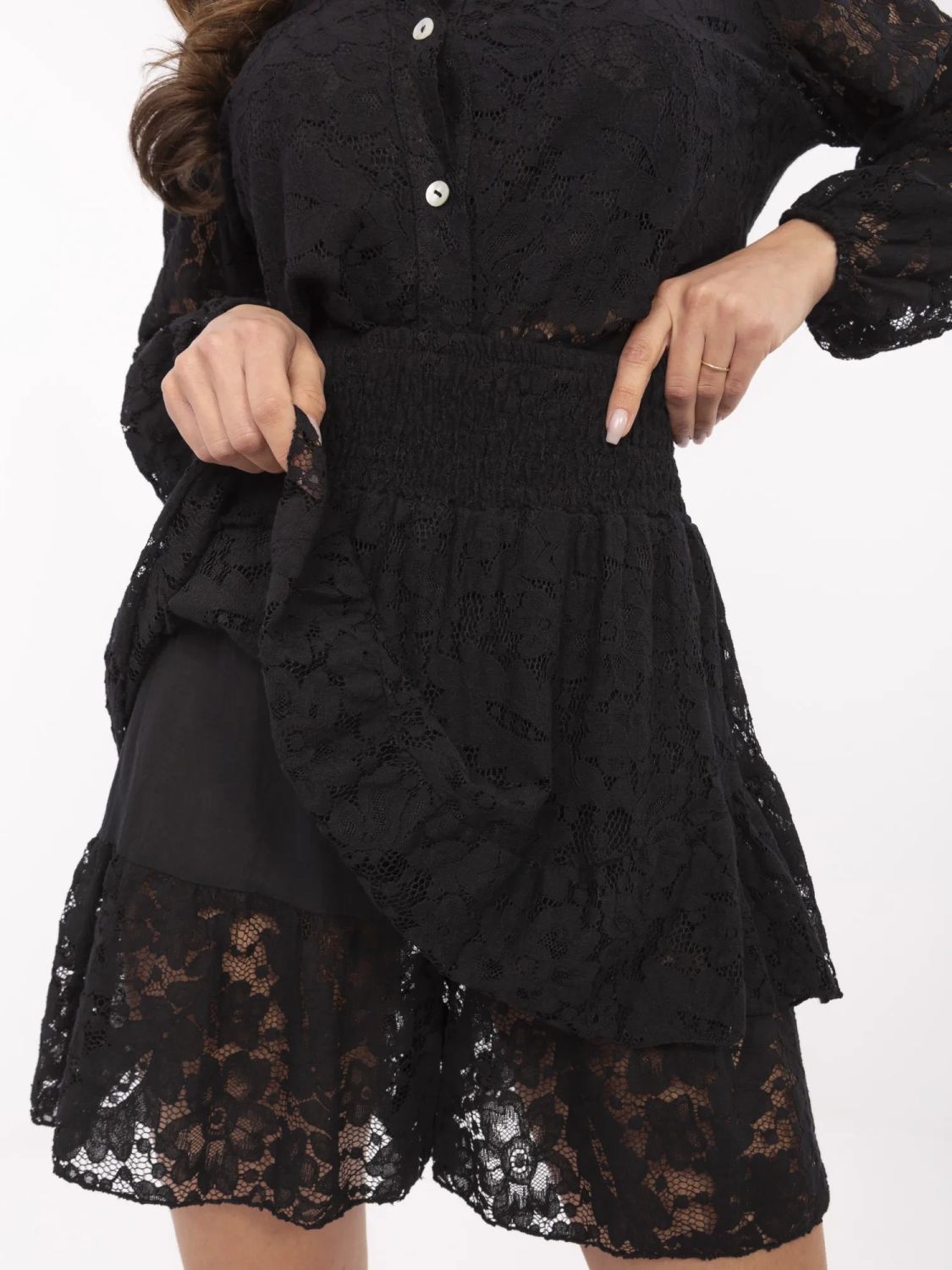 Compleu elegant cu mâneci lungi