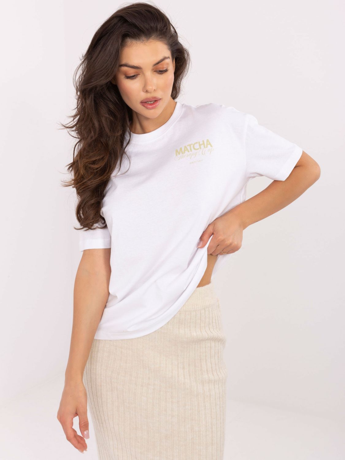 Tricou alb cu imprimeu