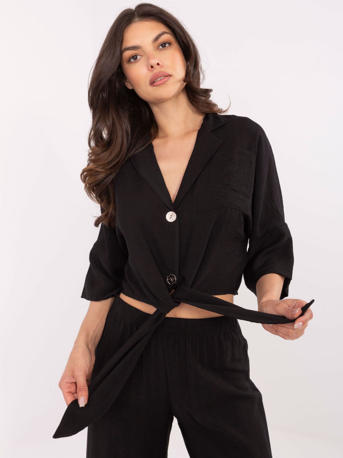 Compleu elegant cu mâneci 3/4