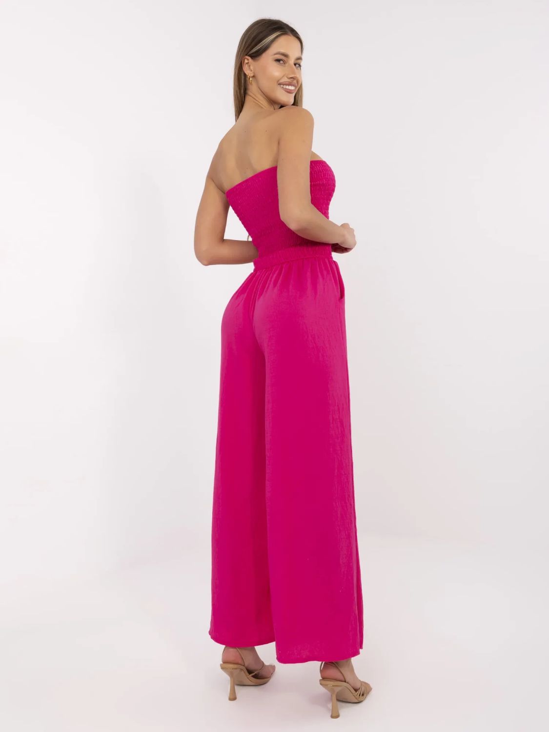 Salopetă fucsia elegantă