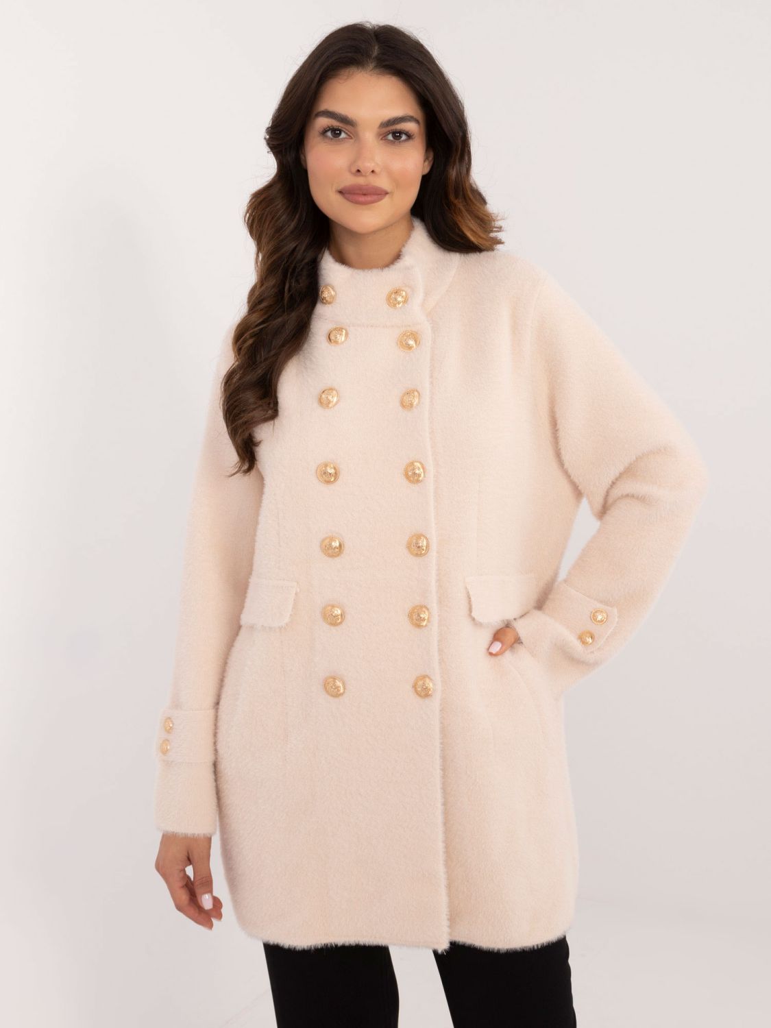 Palton elegant bej