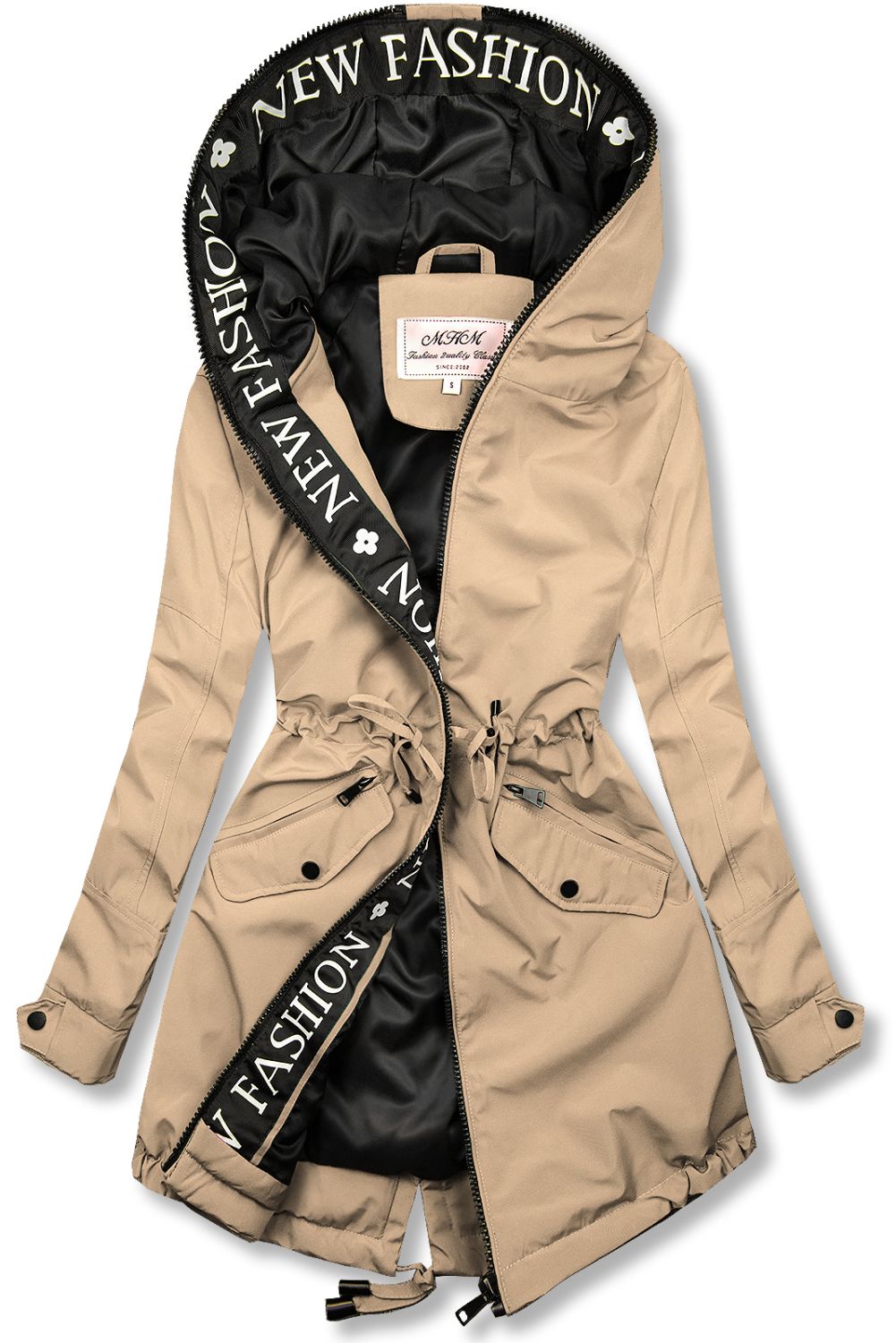 Parka de tranziție ușoară FASHION bej