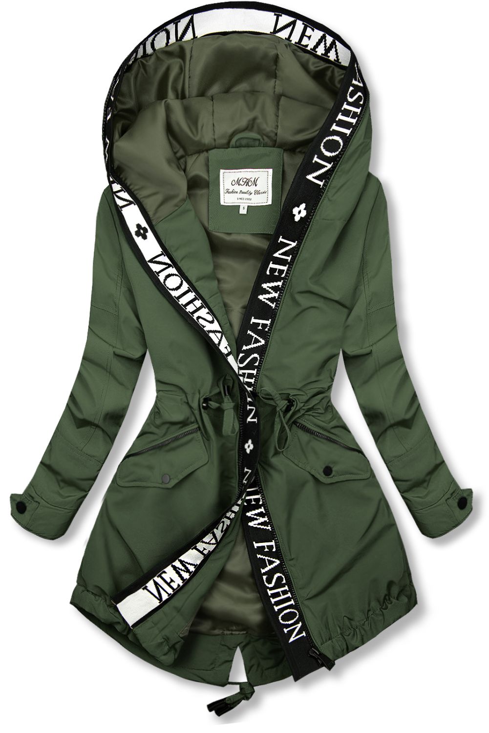 Parka verde măsliniu FASHION