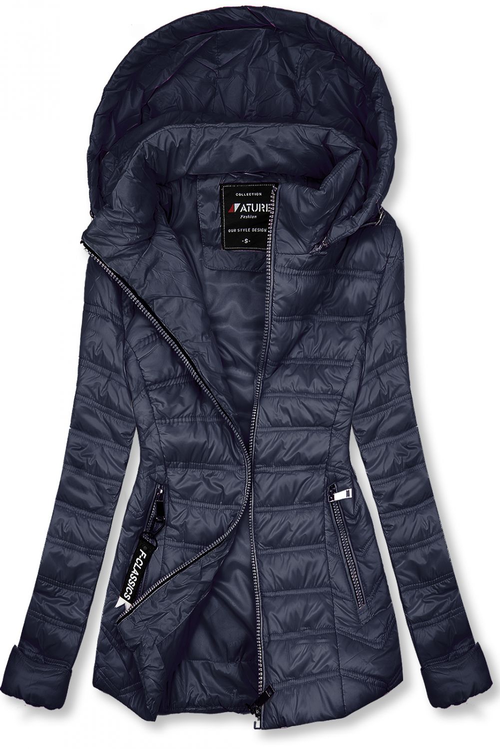 Geacă ușoară de tranziție bleumarin