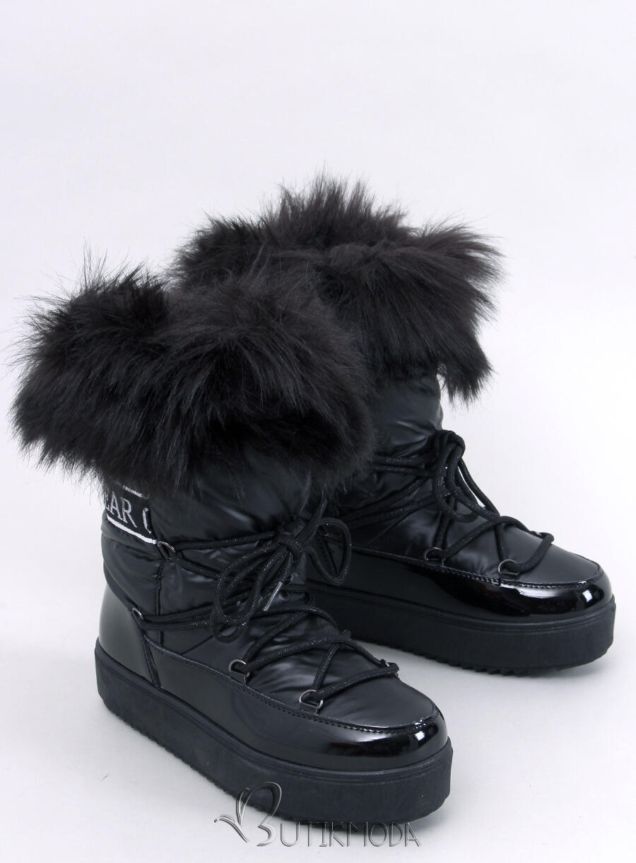 Cizme negre de zăpadă CLASSIC