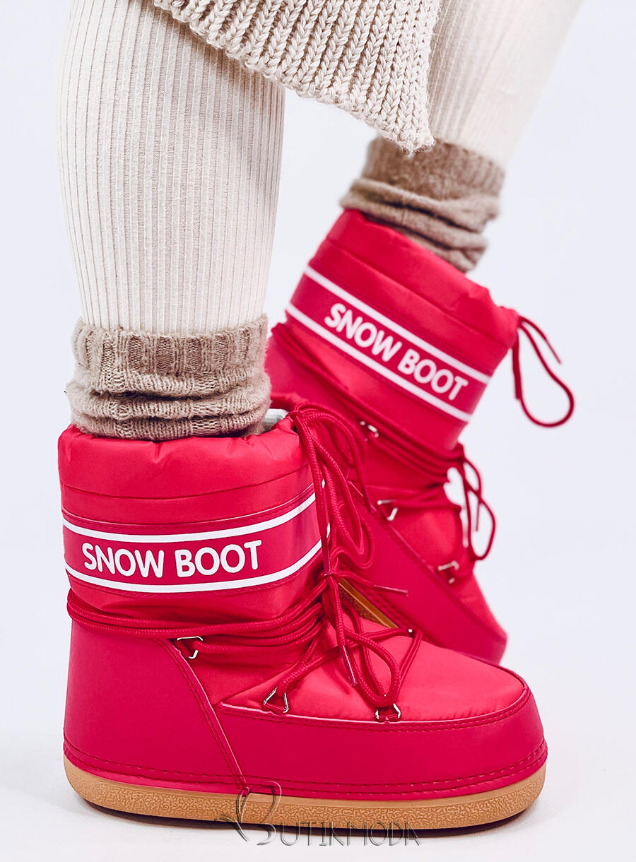 Pantofi de zăpadă josi roșii