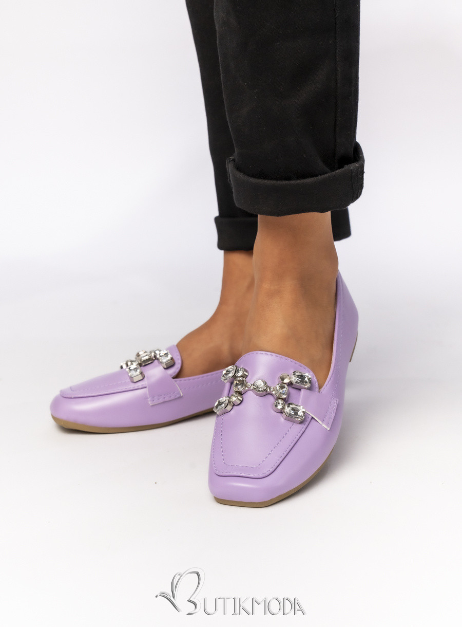 Mocasini de dama EMMA liliac