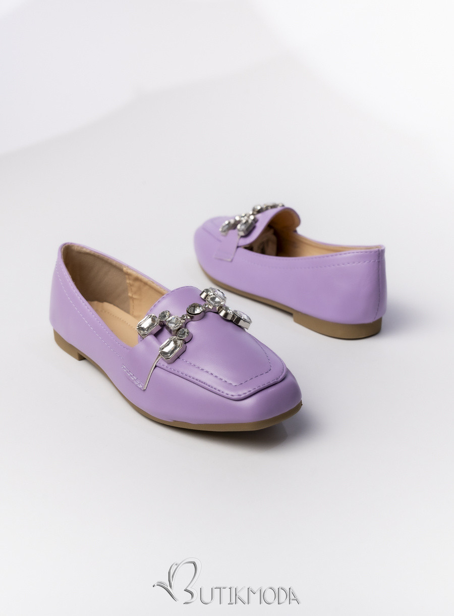 Mocasini de dama EMMA liliac