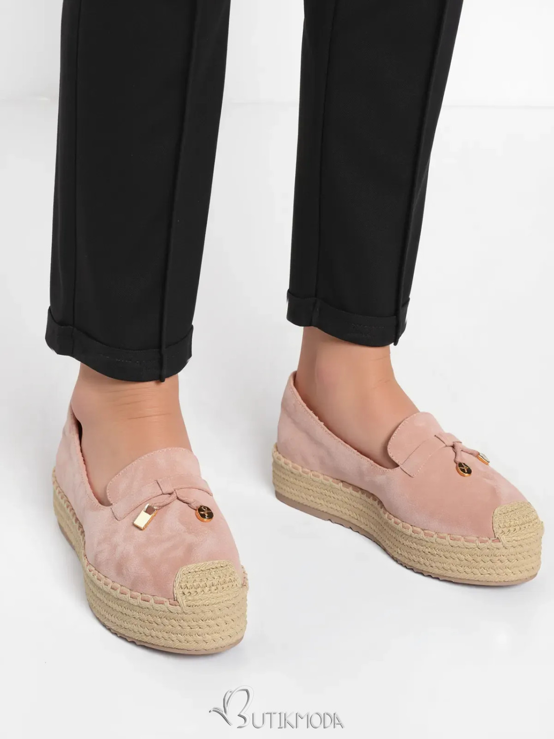 Espadrile roz dama CITY BREAK