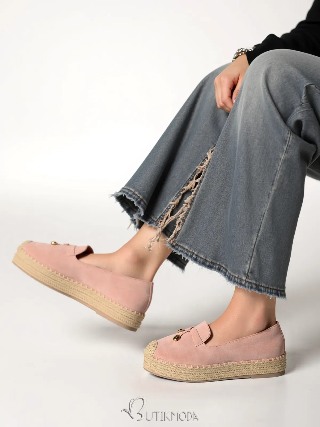 Espadrile roz dama CITY BREAK