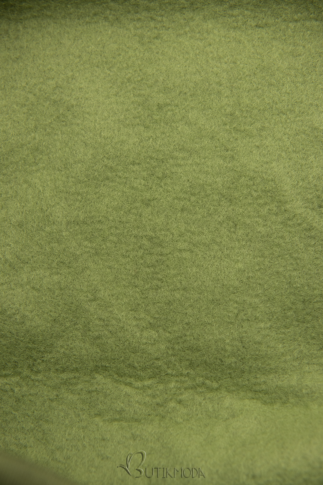 Hanorac verde cu buzunar frontal