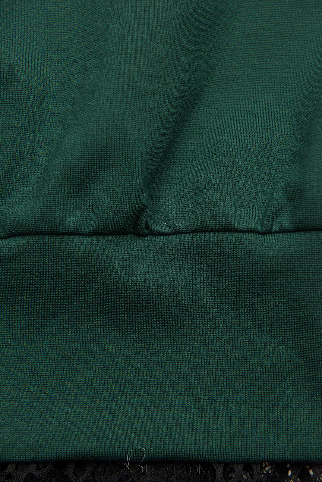 Rochie hanorac verde cu dantelă