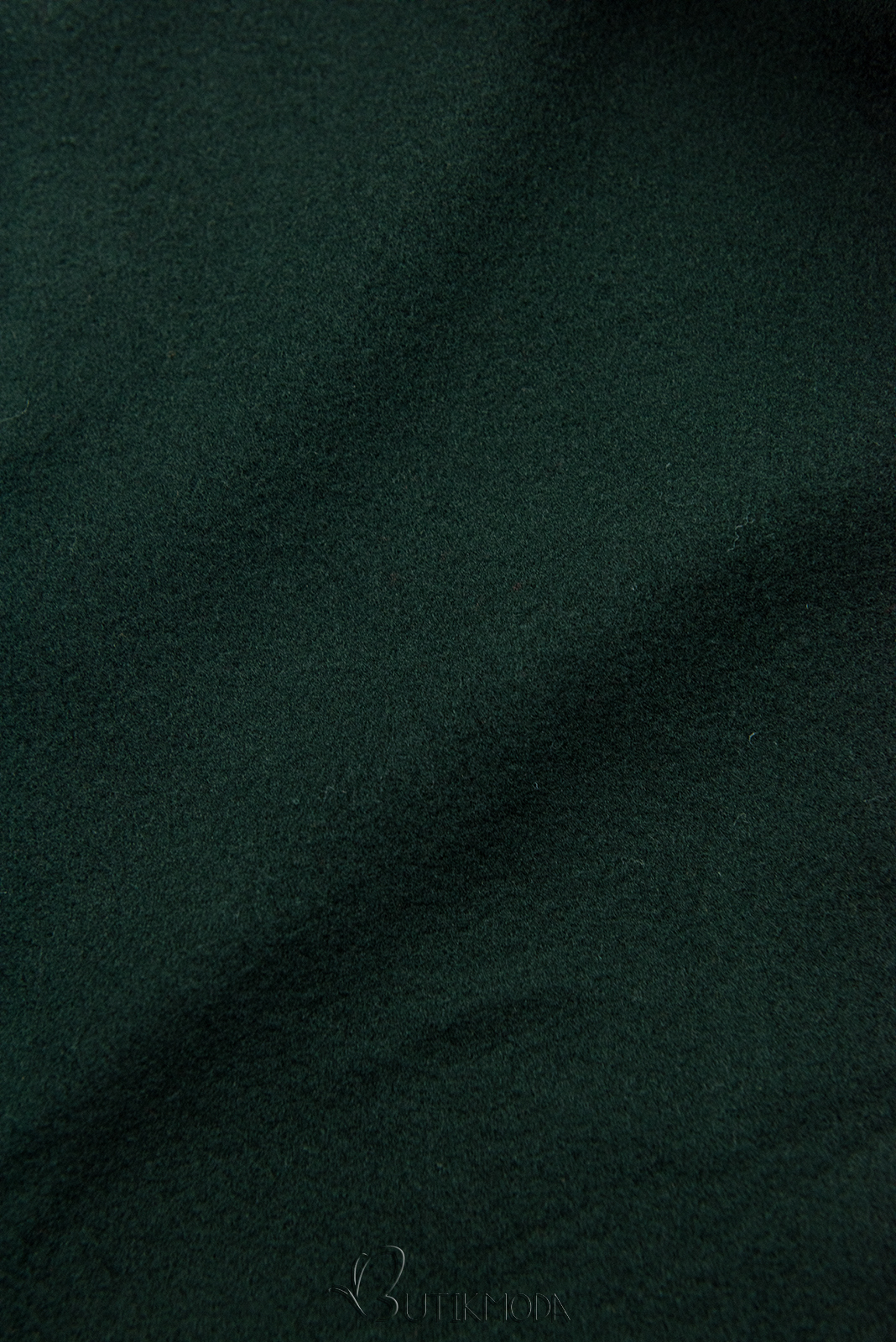 Hanorac lung verde smarald cu glugă