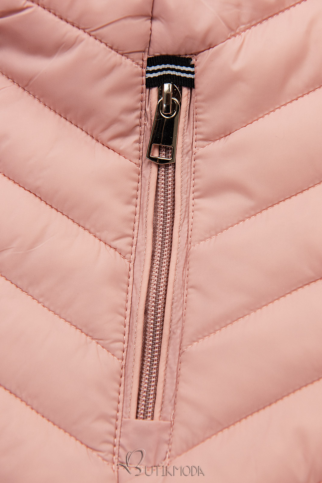 Jachetă de tranziție ușoară roz deschis