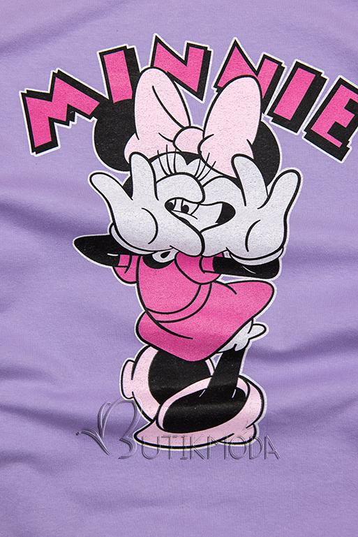 Tricou mov cu Minnie Mouse