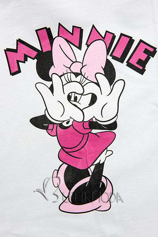 Tricou alb cu Minnie Mouse