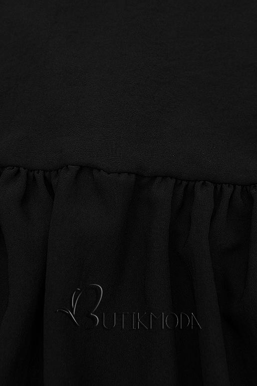 Rochie de vară neagră din viscoză