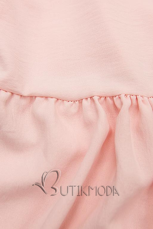 Rochie de vară roz din viscoză