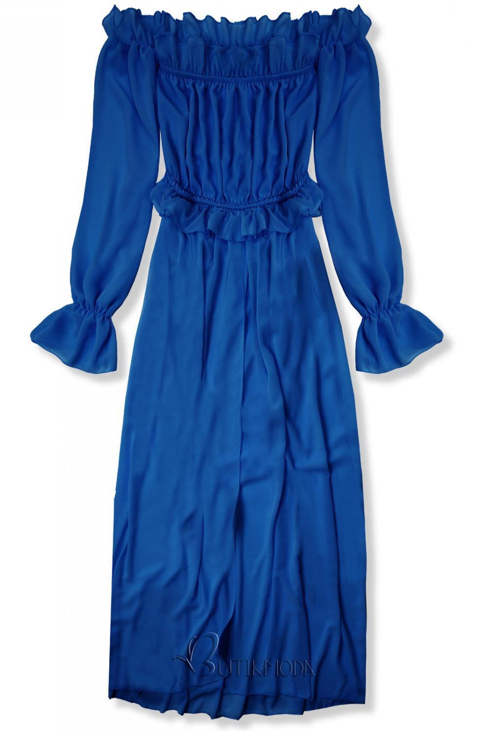 Rochie de vară lungă albastru cobalt
