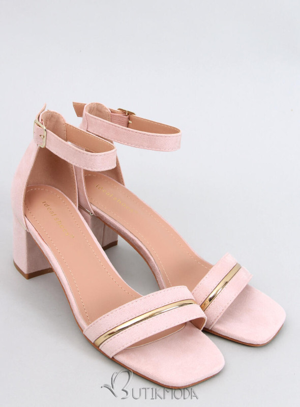Sandale roz deschis joase elegante