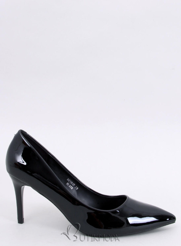 Stiletto lăcuite negre