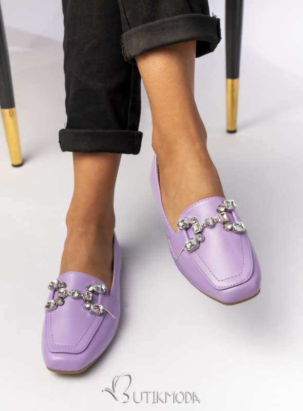 Mocasini de dama EMMA liliac