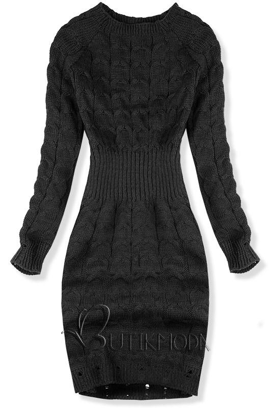 Rochie tricotată neagră
